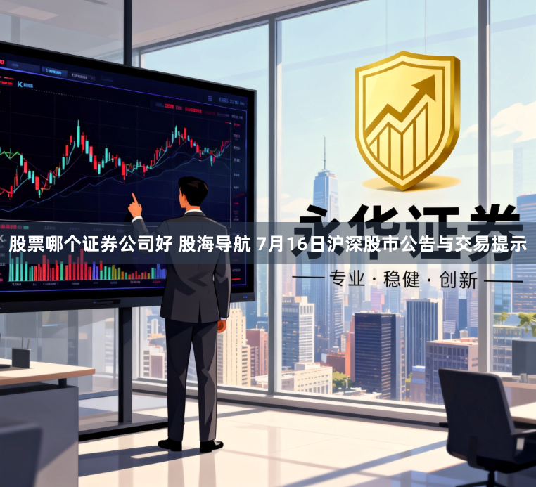 股票哪个证券公司好 股海导航 7月16日沪深股市公告与交易提示